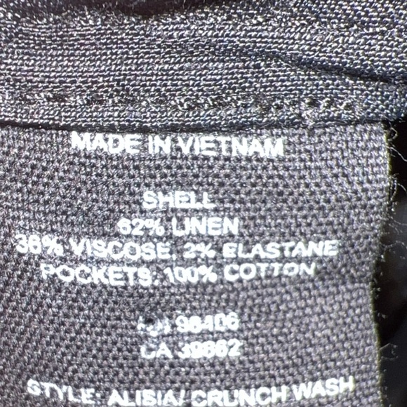 Theory linen blend Black Short Sleeve Dress - Picture 3 of 4